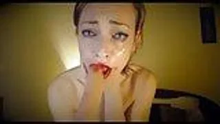 Super Deepthroat mit der fucktoy Sandra Ruby